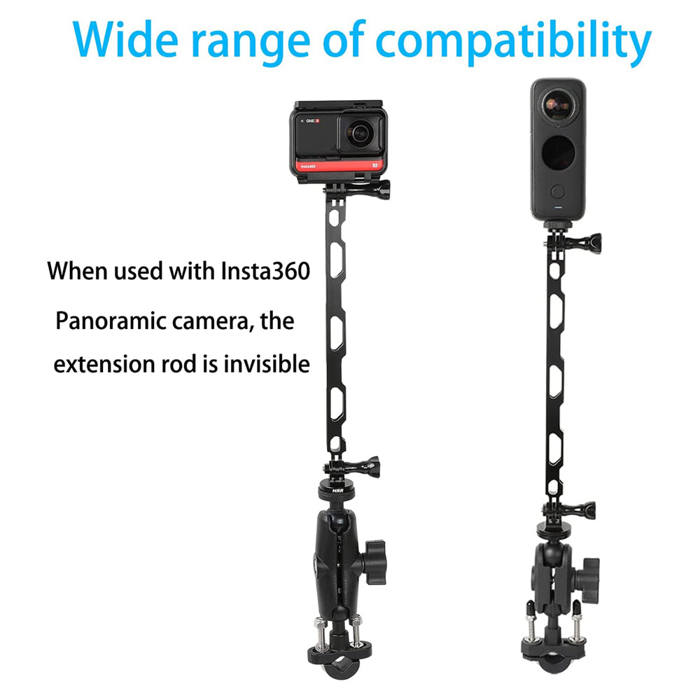 HSU Aluminum Alloy Helmet Extension Arm for GoPro/Insta360