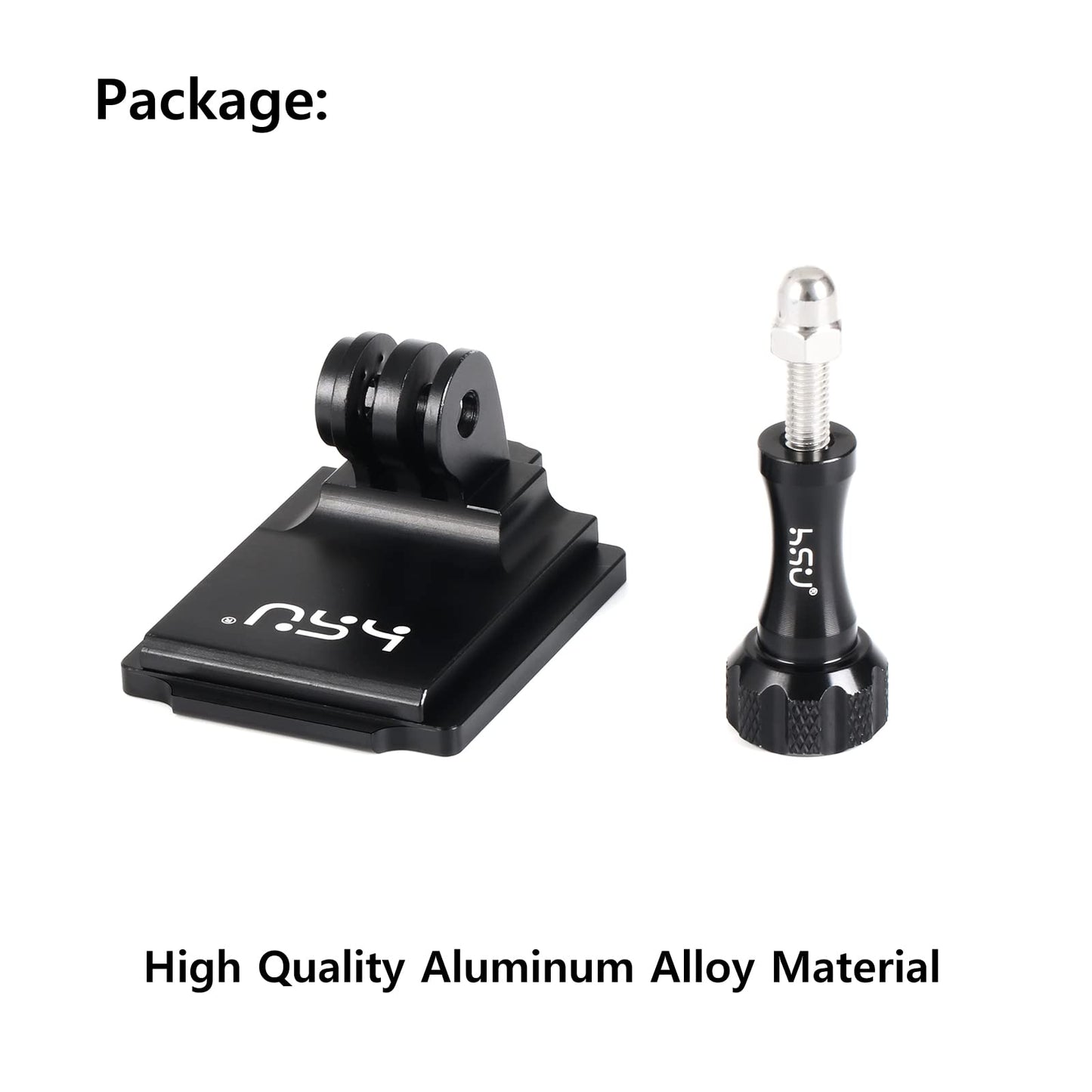 HSU Aluminum NVG Helmet Mount with Aluminum Thumbscrew for GoPro