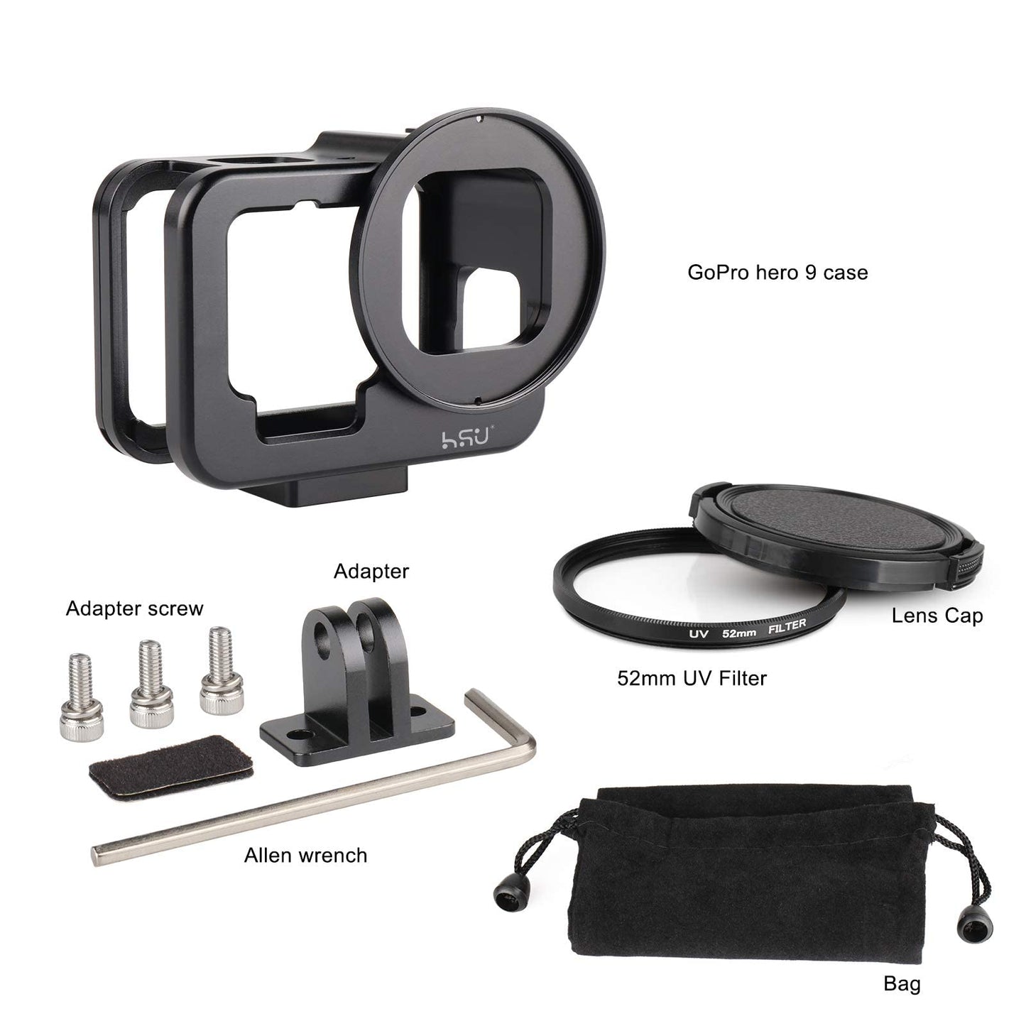 HSU Replacement Folding Fingers & Aluminum Frame with Lens Cover (Thick Design)