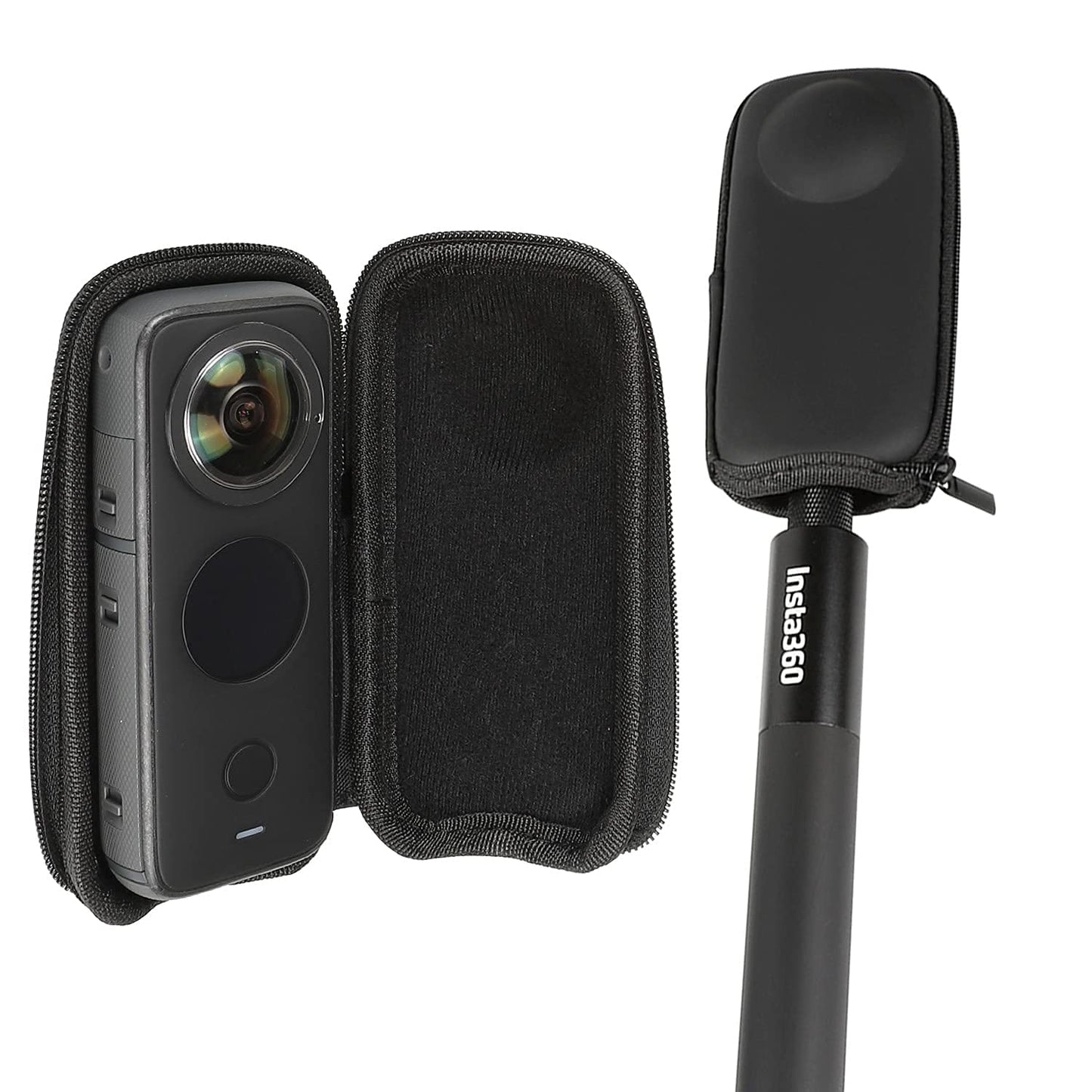 HSU Mini PU Protective Storage Bag for Insta360 ONE X/X2/X3