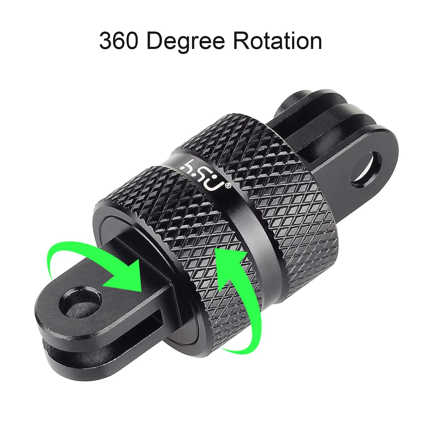 HSU 360 Degree Rotation Aluminum Mount Tripod Adapter