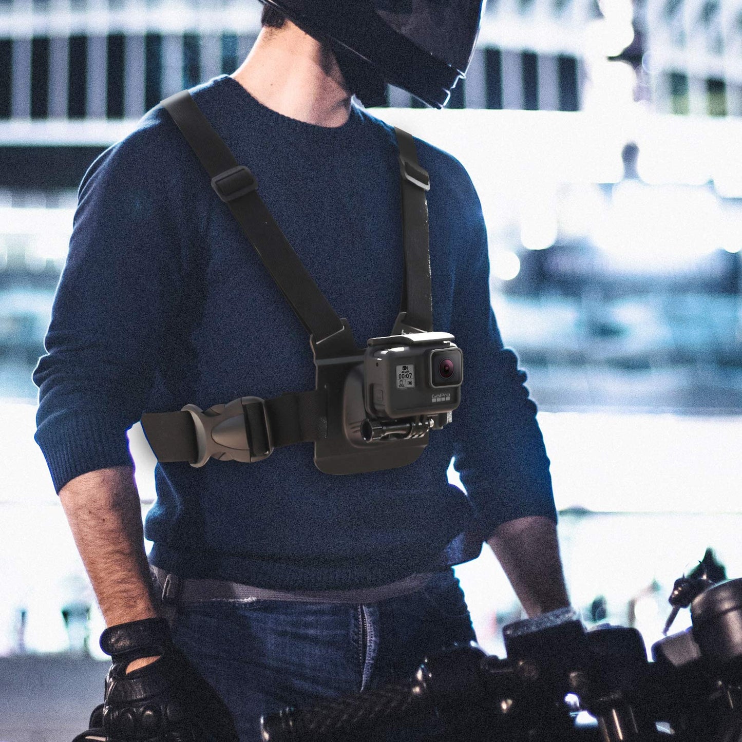 HSU GoPro Chest Strap Mount -Action Camera Body Mount