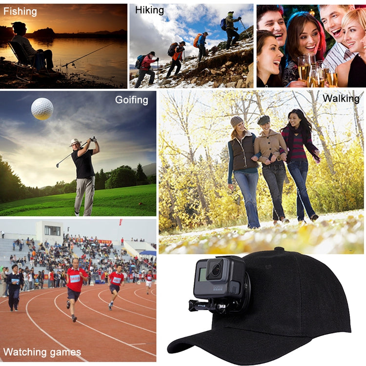 GoPro Canvas Baseball Hat Cap W/ J-Hook Buckle