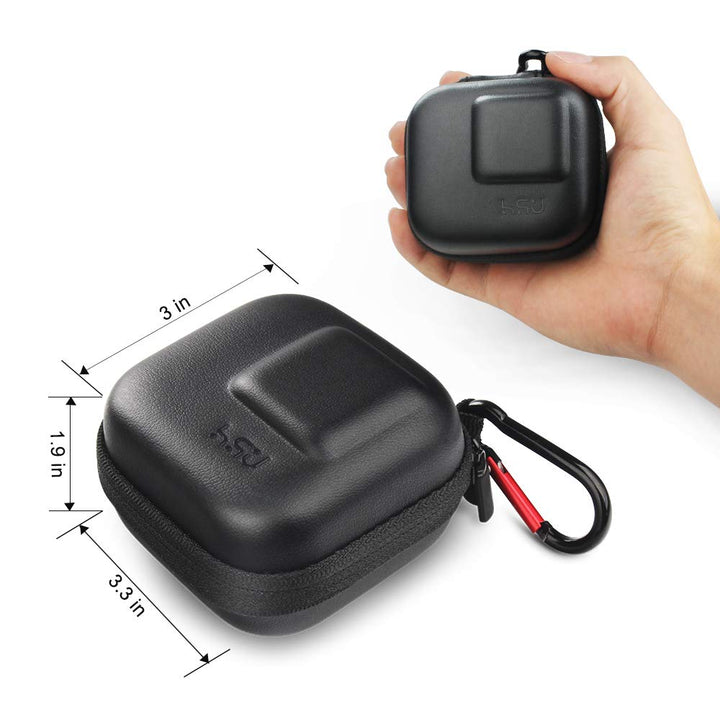 HSU Mini Carrying Case for GoPro Hero 10 Black /AKASO/Campark/YI Action Camera