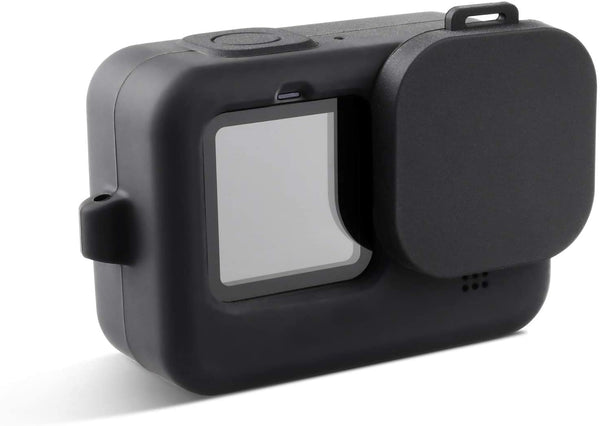 Silicone Case for GoPro Hero 12 11 10 9 Black Tempered Glass Screen  Protector Protective Film