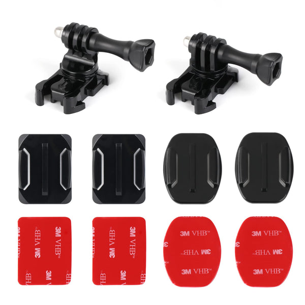 HSU Helmet Strap Buckle Adapter Holder GoPro Camera Mount 360 Degree