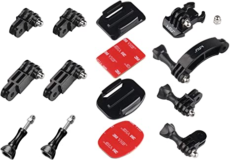 HSU GoPro Adjustable Straight Joints Mount & Universal Rotary Extension Mount Set