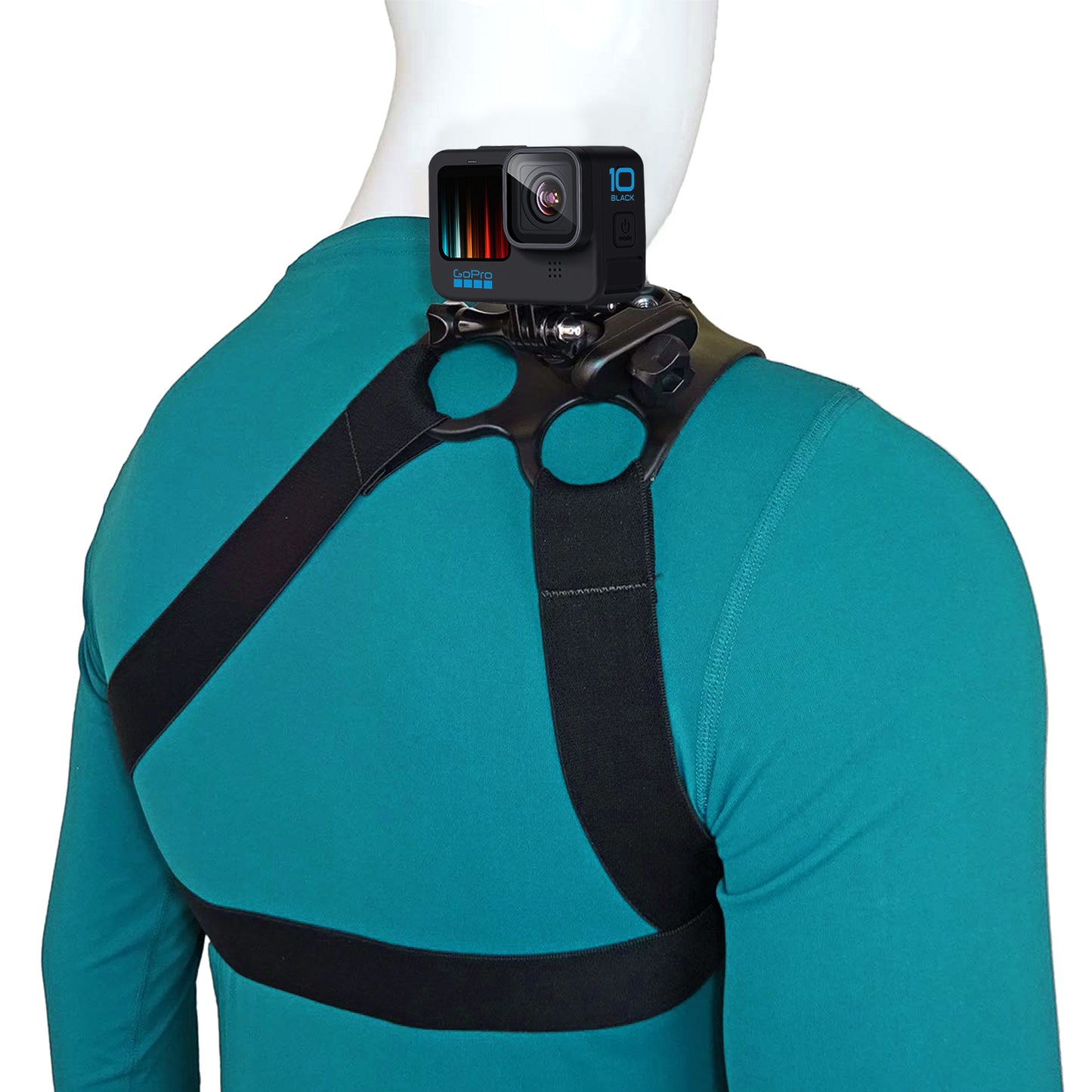 HSU Adjustable Shoulder Strap Grip Mount For GoPro & Other Action Cameras