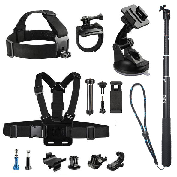 HSU 13-in-1 Accessories Kit for GoPro/Action Camera