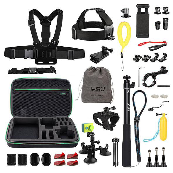 HSU 50 in 1 Camera Accessory Kit for GoPro Hero/DJI Osmo