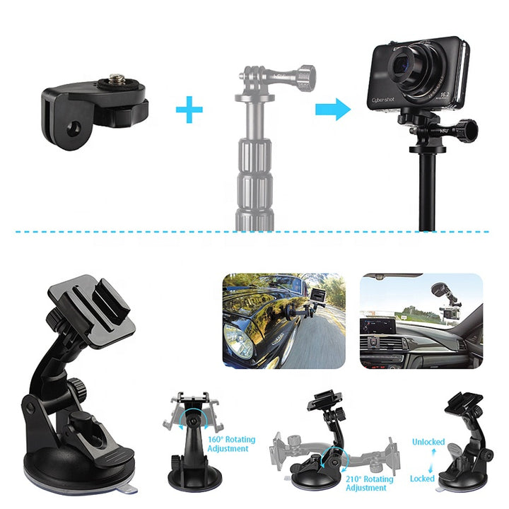 HSU Professional Action Camera Accessories Kit