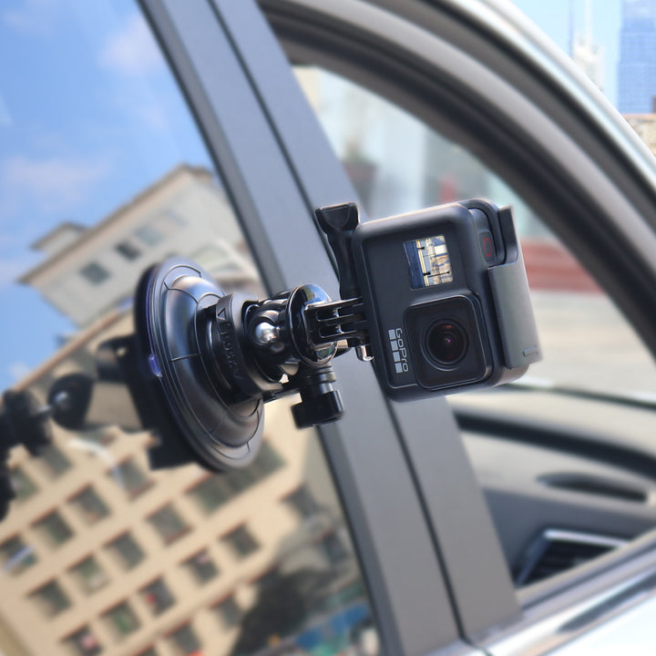 HSU Suction Cup Mount for GoPro Hero 9 8 7 6 5 4 DJI Osmo Action Camera
