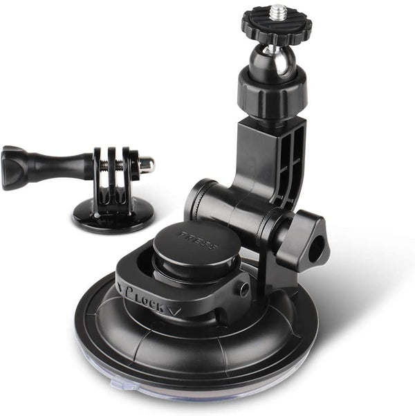 HSU Suction Cup Mount for GoPro Hero 9 8 7 6 5 4 DJI Osmo Action Camera